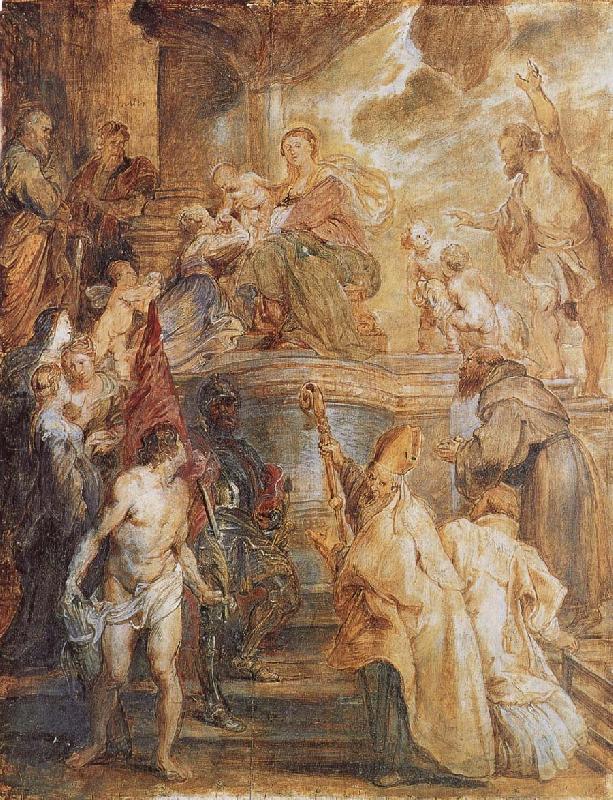 Peter Paul Rubens Mary oil painting image